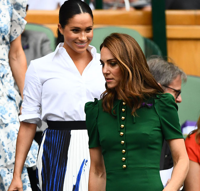 Kate Middleton e Meghan Markle não se falam há mais de um ano: <I>- Ficou difícil para elas serem amigáveis</I>