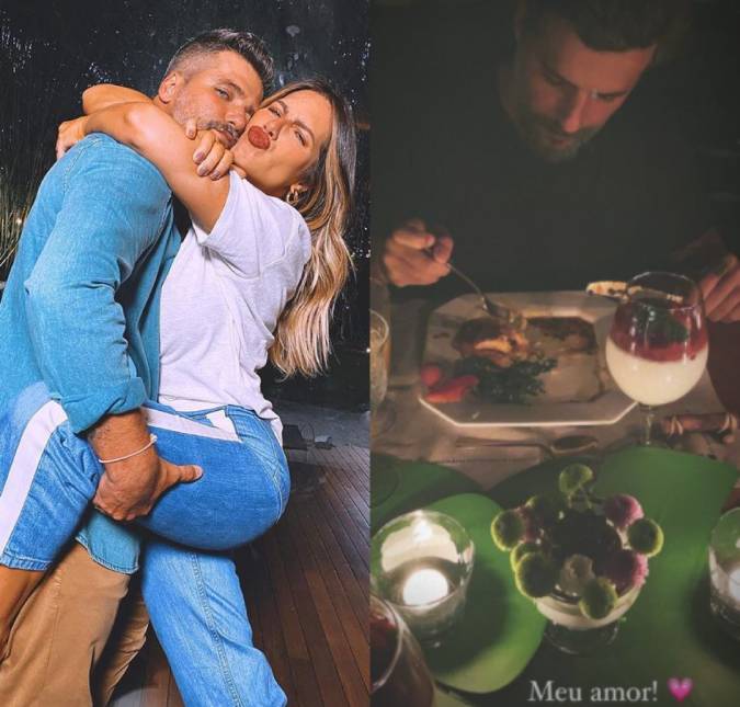 Giovanna Ewbank e Bruno Gagliasso celebram 11 anos de casados com jantar romântico à luz de velas!