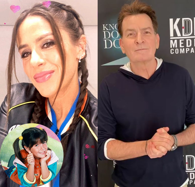 Estrela da série <i>Punky, A Levada da Breca</i> elogia Charlie Sheen após revelar que perdeu a virgindade com o ator: <i>Foi muito gentil</i>