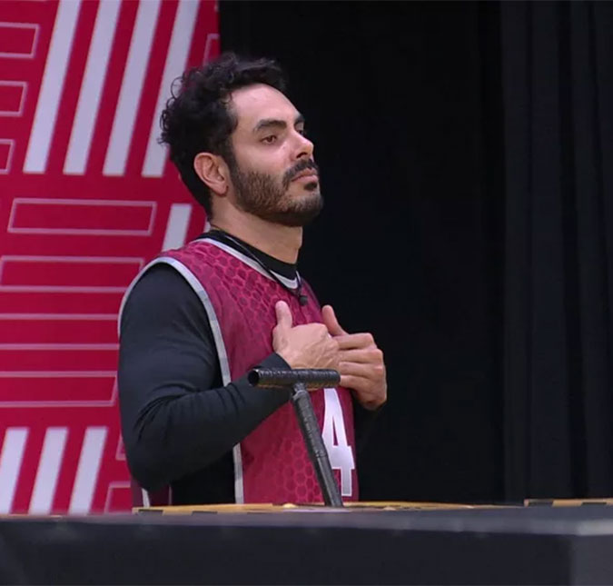 Tiago Leifert invade Prova do Líder no <I>BBB21</I> e elimina Caio e Rodolffo; sertanejo fez xixi durante a disputa