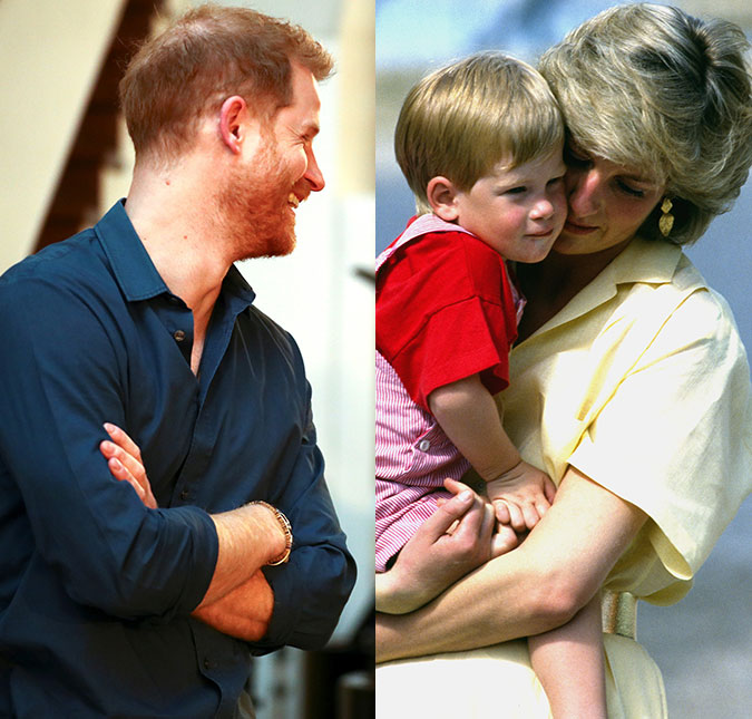 Príncipe Harry escreve texto sobre a morte de princesa Diana para ajudar crianças que perderam seus pais