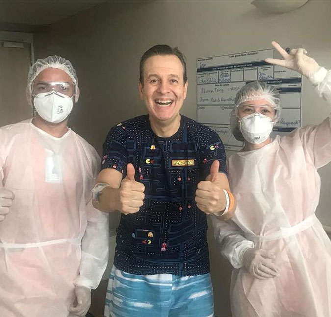 Após dez dias internado com Covid-19, Celso Zucatelli recebe alta hospitalar: <I>Sigo na recuperação em casa</I>