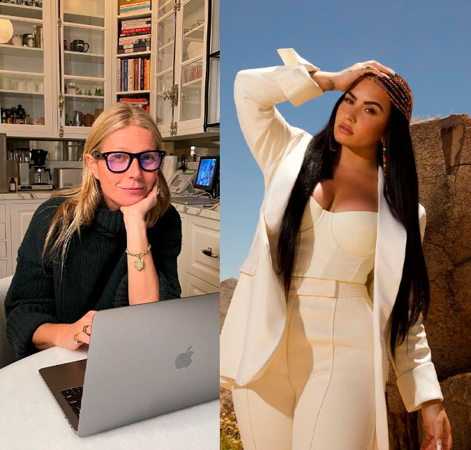 Gwyneth Paltrow dá vibrador e vela <i>com cheiro de orgasmo</i> para Demi Lovato