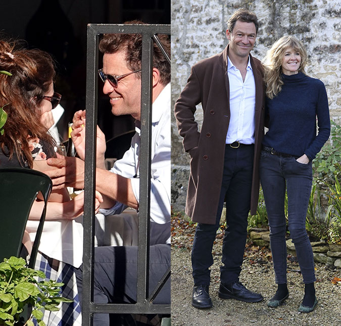 Após traição, Dominic West promete à esposa que nunca mais falará com Lily James
