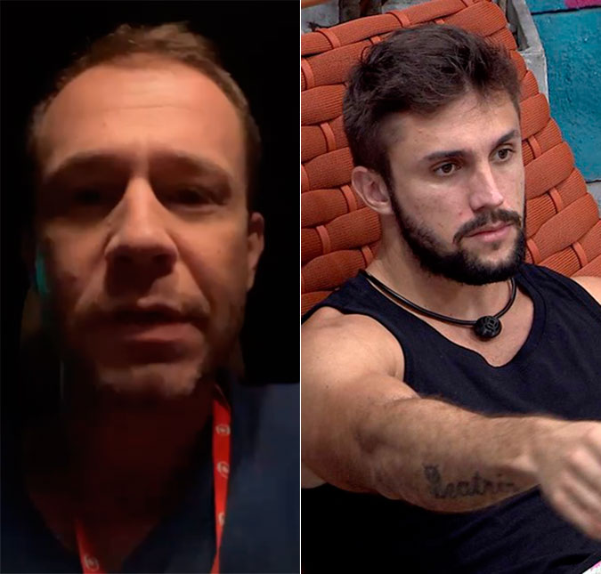 Tiago Leifert se defende após acusação de tentar favorecer Arthur no <i>BBB21</i> e <i>brother</i> chama Viih Tube de falsa