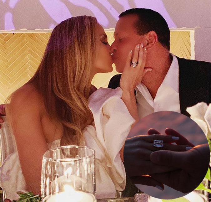 Separada de Alex Rodriguez, Jennifer Lopez ainda não devolveu aliança de 10 milhões de reais