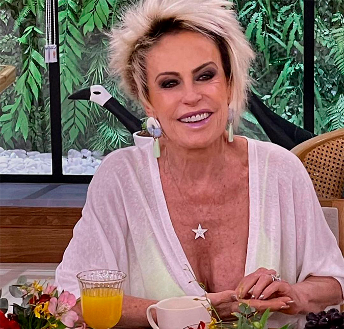 Ana Maria Braga engasga após tomar vinagre ao vivo no <i>Mais Você</i> e repercute entre os internautas; assista!
