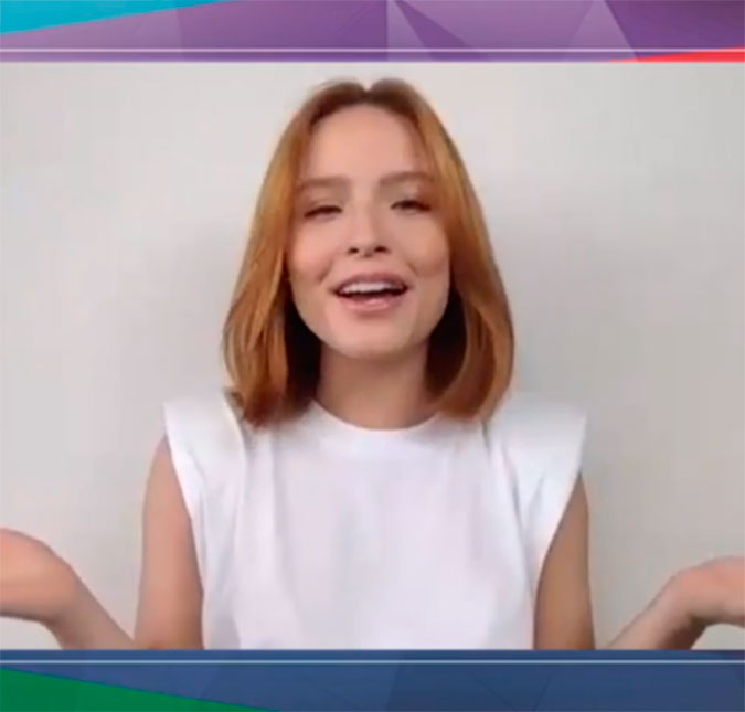 Larissa Manoela ataca de repórter e entrevista o grupo <i>Now United</i>