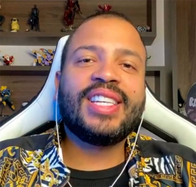 Projota confunde paredão do <i>BBB21</i> e diz que torce para que Fiuk seja eliminado