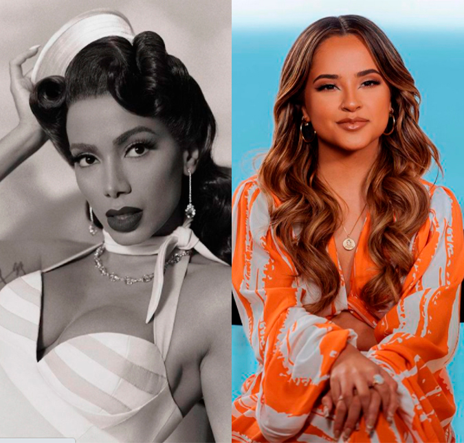 Cantora americana Becky G ganha biquíni de presente de Anitta - mas confunde com uma bandana!