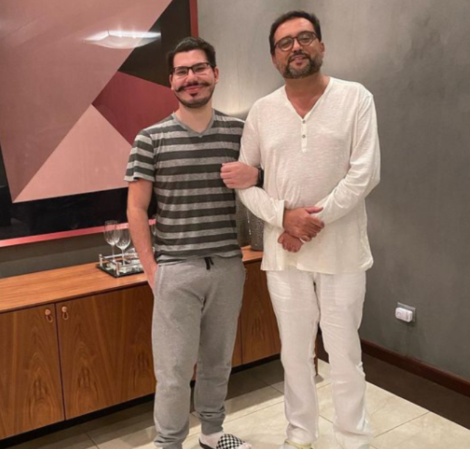 Geraldo Luís fala sobre a presença do filho enquanto ele estava internado com Covid-19, entenda!