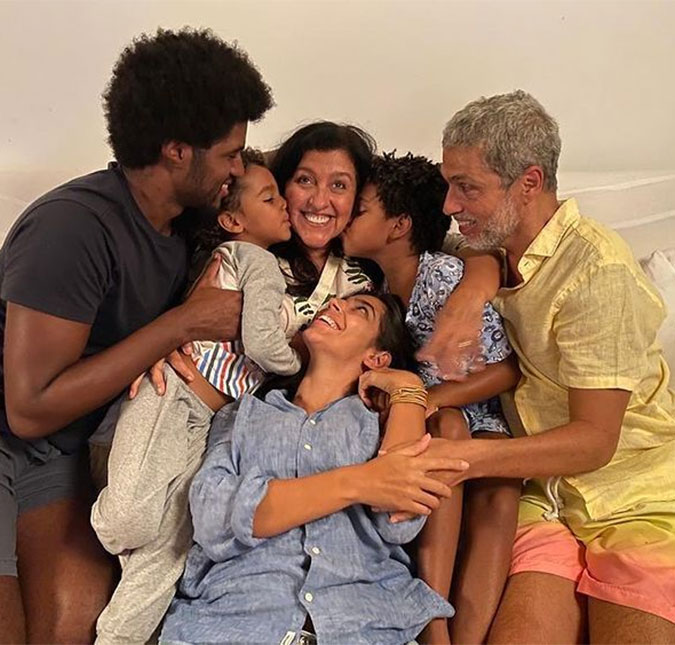 Regina Casé brinca ao dizer que a primeira filha, Benedita, serviu como <I>cobaia</I> para o irmão: <I>- Sou uma mãe melhor para o Roque</I>