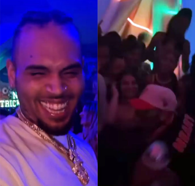 Polícia de Los Angeles acaba com festa de aniversário de Chris Brown; evento reuniu 500 pessoas na casa do cantor