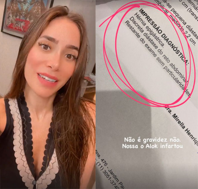 Esposa de Alok, Romana Novais desmente gravidez após ultrassom e explica que fará cirurgia; entenda!