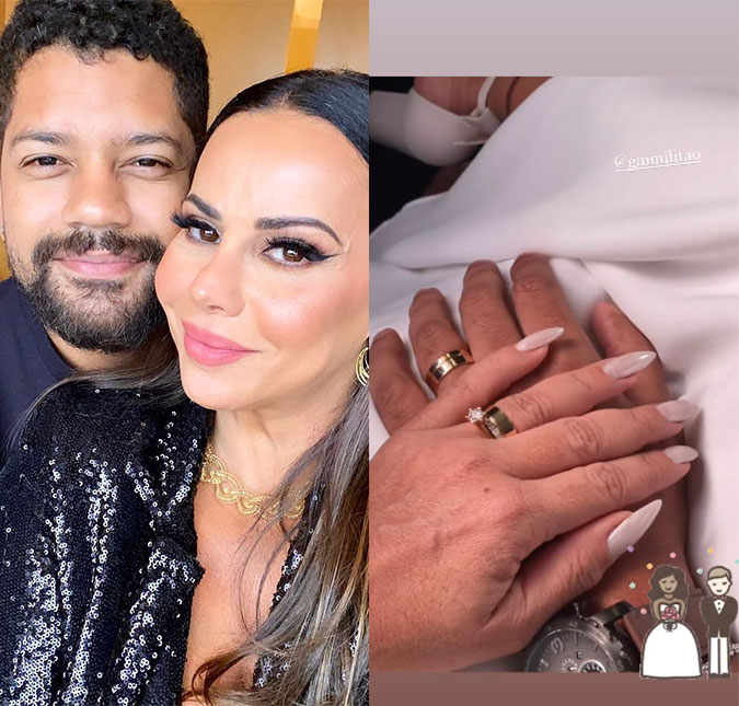 Surpresa! Viviane Araújo e Guilherme Militão se casam no Rio de Janeiro