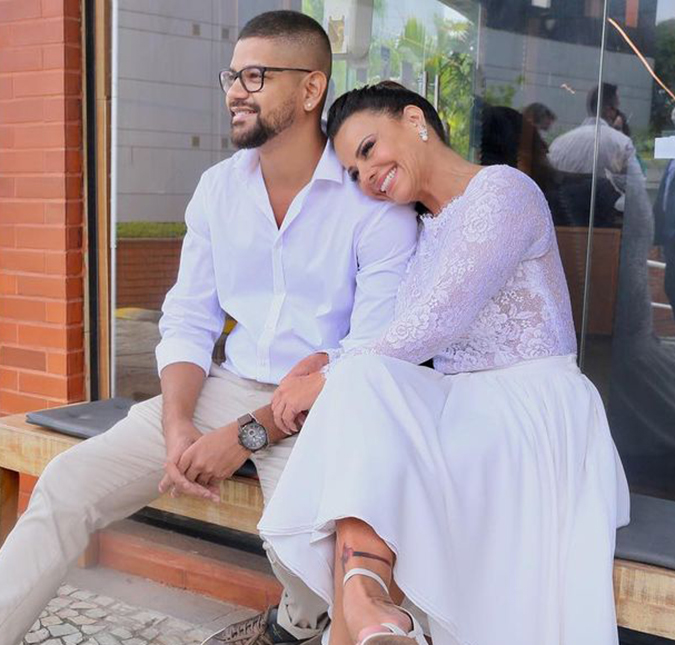 Após anunciar casamento secreto, Viviane Araújo abre álbum de fotos da cerimônia; confira!