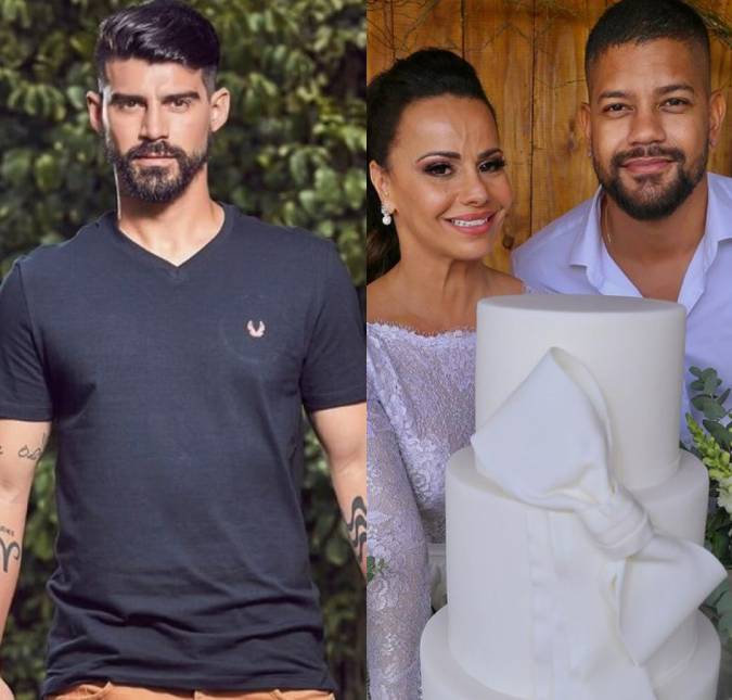 Radamés Martins, ex de Viviane Araújo, nega que tenha postado indireta no dia do casamento da atriz: <i>Infeliz coincidência</i>