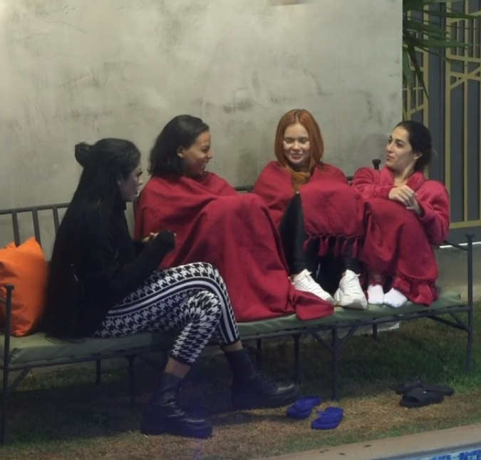 Carol, Mirella Janis, Mari e Medrado soltam o verbo sobre Déborah no <I>Power Couple Brasil</i>