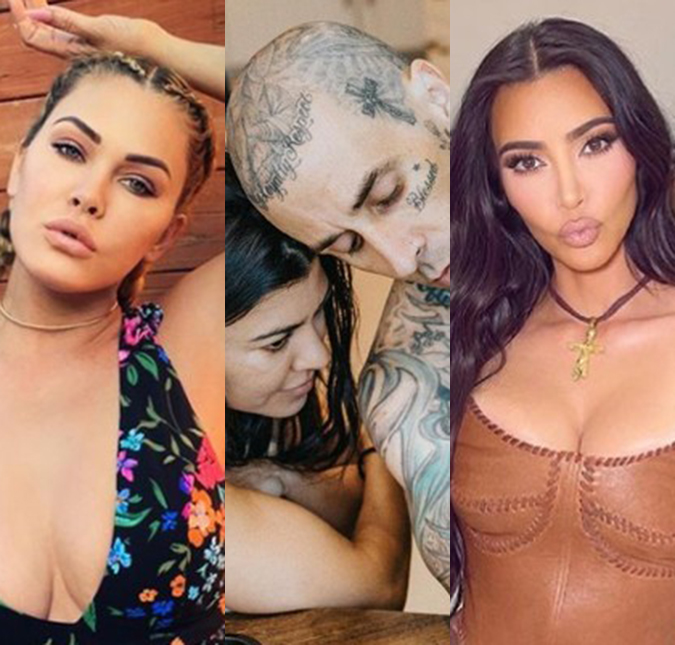 Ex-mulher de atual namorado de Kourtney Kardashian diz ter terminado casamento após flagra em mensagens com Kim