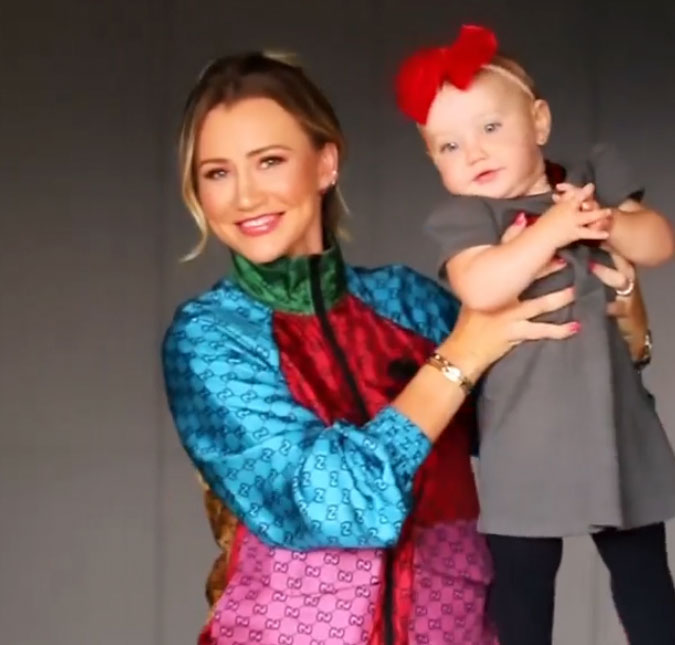 Ana Paula Siebert compartilha vídeo fofo com a filha, Vicky: <i>Leilão de domingo</i>