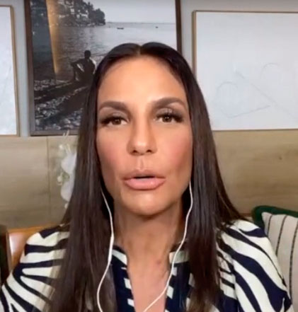 Chorando, Filha de Ivete Sangalo <i>invade</i> entrevista ao vivo da cantora e Ana Maria Braga se emociona