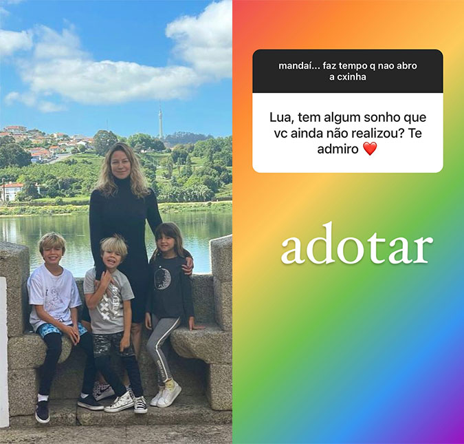 Luana Piovani revela que sonha em adotar uma criança
