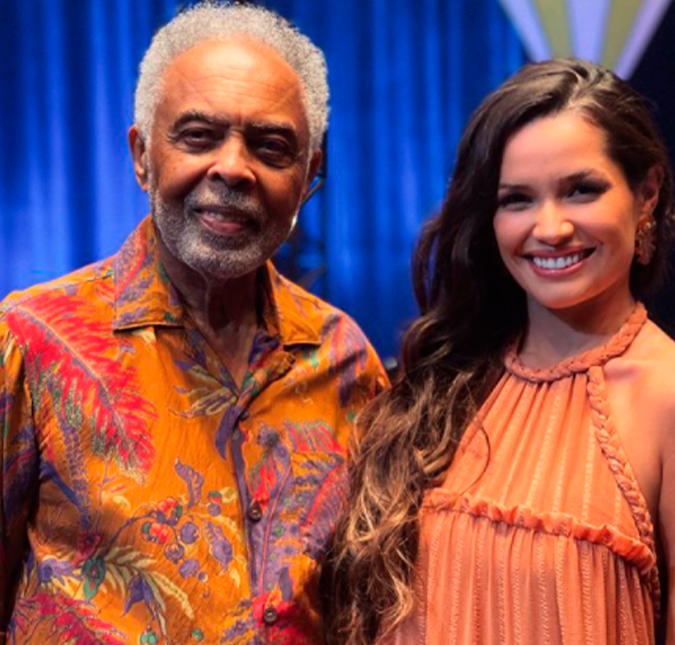 Juliette Freire e Gilberto Gil se emocionam durante <i>live: - Essa é a nossa alma dançando forró</i>