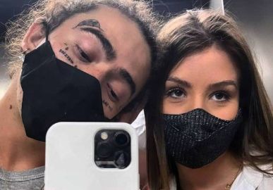 Whindersson Nunes mostra novas tatuagens no rosto ao posar com Maria Lina Deggan; veja fotos!