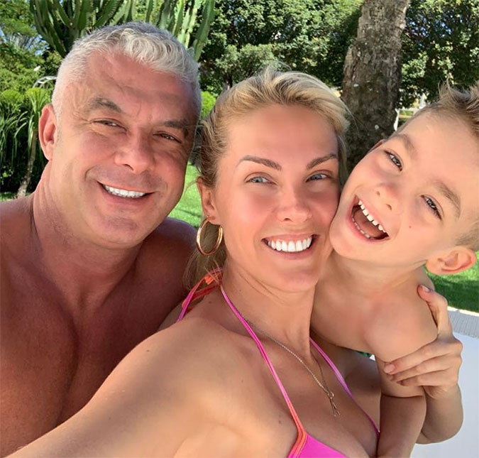 Após vencer o câncer, marido de Ana Hickmann publica vídeo se divertindo com o filho: <I>A vida é muito curta</I>; assista!