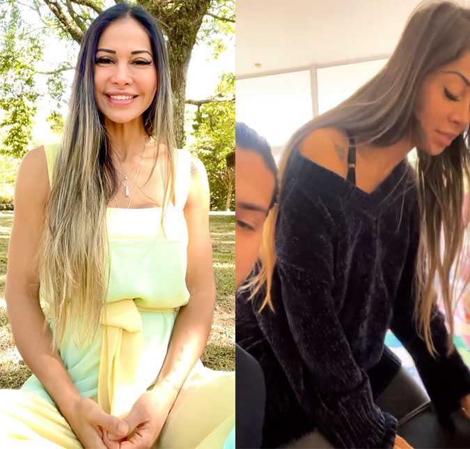 Mayra Cardi diz que <I>segue amando</I> Arthur Aguiar e passa manhã com o ator e a filha, Sophia; saiba mais