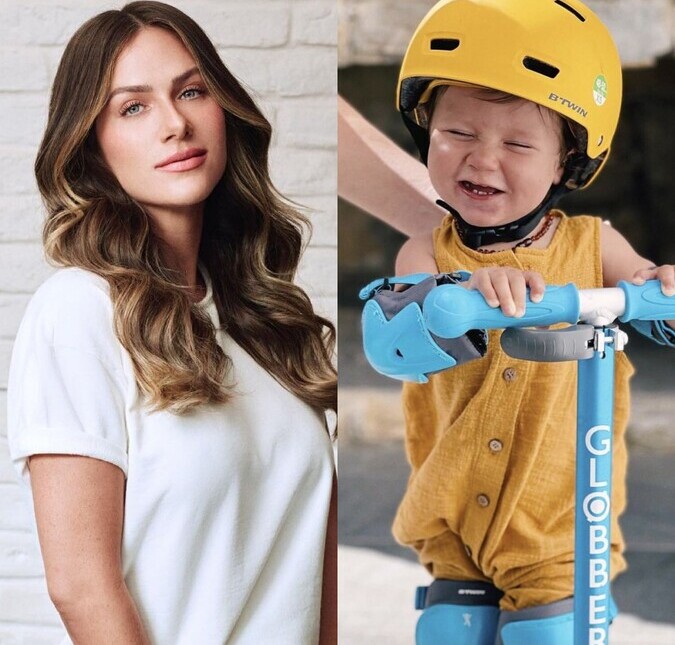 Giovanna Ewbank compartilha momento fofo de Zyan e conta: <i>Só quer fazer o que os irmãos mais velhos fazem</i>