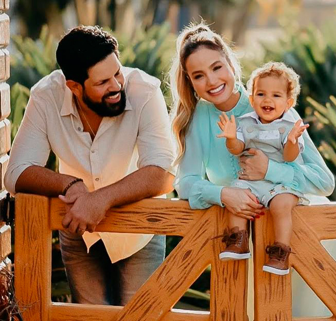 Biah Rodrigues se emociona ao falar sobre desconforto respiratório do filho: <i>- Foi um baita susto, eu até choro só de lembrar</i>