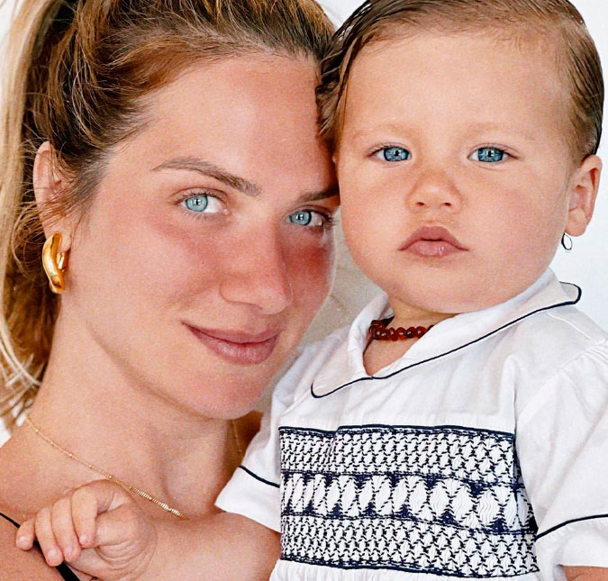 Giovanna Ewbank compartilha cliques com Zyan e questiona semelhança: <i>Ele tá a minha cara ou a cara do Bruno?</i>