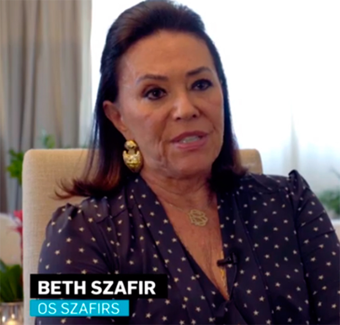 Em <i>making of </i> de <I>Os Szafirs</i>, Beth Szafir fala sobre sinceridade: - <i>Posso falar a real!</i>