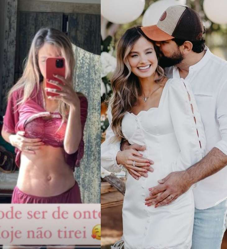 Biah Rodriguez Esposa De Sorocaba Impressiona Ao Mostrar Barriguinha De Cinco Meses Confira As Famosas Que Tambem Tiveram Barrigas Discretas Na Gestacao Estrelando