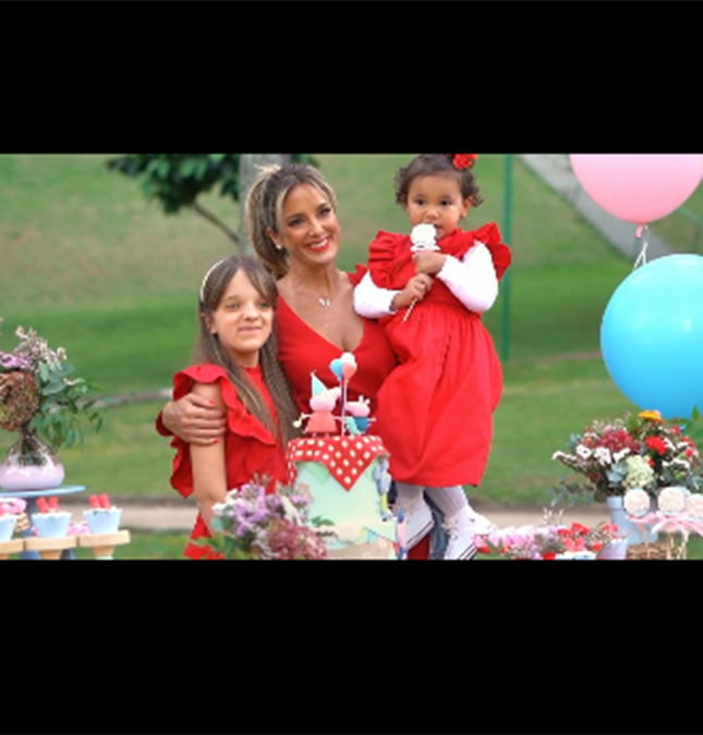 Ticiane Pinheiro compartilha vídeo do aniversário de dois anos de Manu e se derrete: <i>Colecionando memórias</i>