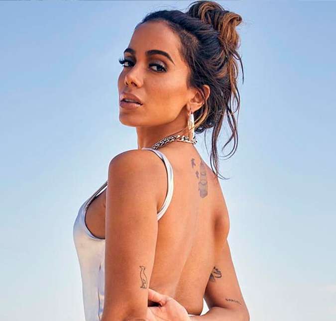 Desenhos &iacute;ntimos, homenagem aos irm&atilde;os e at&eacute; ao ex-namorado: veja as  tatuagens que Anitta possui no corpo! - Estrelando