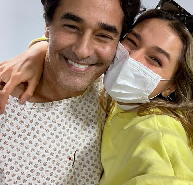 Xuxa e Sasha Meneghel celebram recuperação de Luciano Szafir