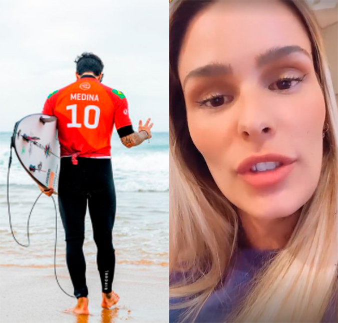 Gabriel Medina lamenta após ficar sem medalha nas Olimpíadas e Yasmin Brunet se revolta: <i>Roubado na cara dura</i>