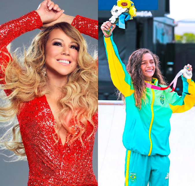 Mariah Carey parabeniza Rayssa Leal por vitória nas Olimpíadas: <i>Você é incrível!</i>