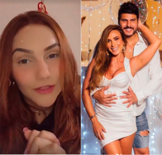 Influenciadora apontada como pivô da separação de Nicole Bahls e Bimbi se pronuncia: <i>Sei da minha verdade</i>
