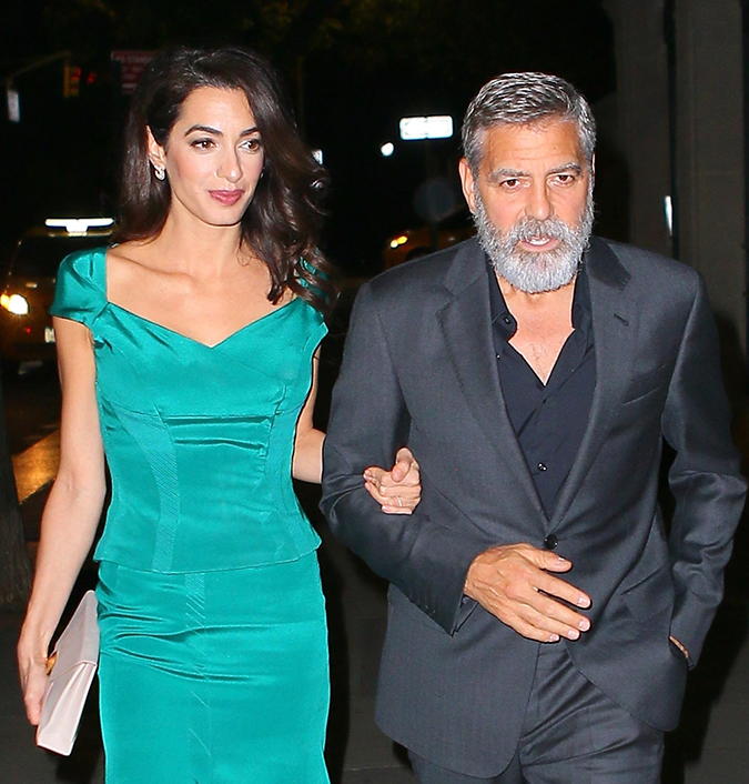 Amal e George Clooney estão à espera de gêmeos pela segunda vez, diz revista