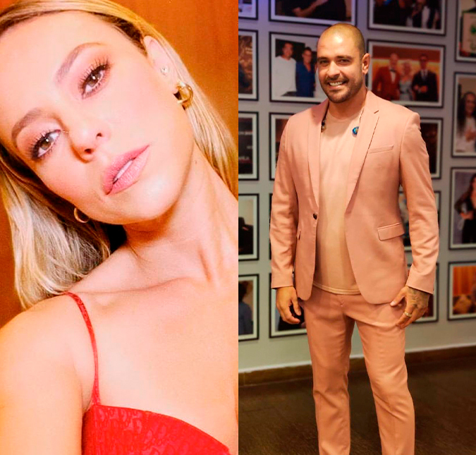 Paolla Oliveira posa com vestido vermelho e relembra momento especial com Diogo Nogueira
