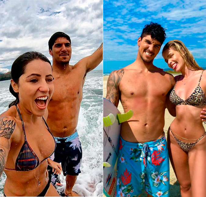 Gabriel Medina e Yasmin Brunet se irritam com Letícia Bufoni e trocam indiretas na <i>internet</i>; entenda!