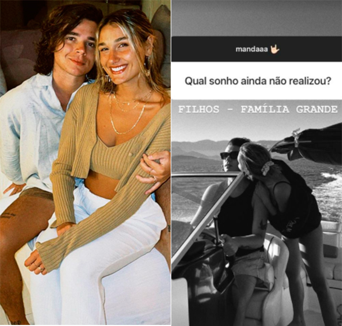 João Figueiredo volta a falar sobre sonho de ter filhos após Sasha Meneghel afirmar que não é o momento