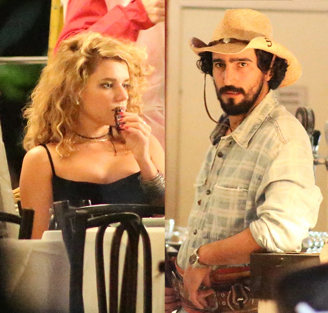 Bruna Linzmeyer e Renato Góes gravam cenas de <i>Pantanal</i>