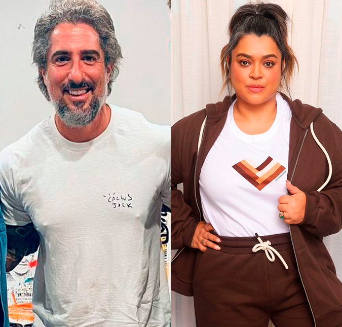 Marcos Mion e Preta Gil participam do <i>Encontro</i> e internautas relembram namoro dos dois: <i>Ironia do destino</i>