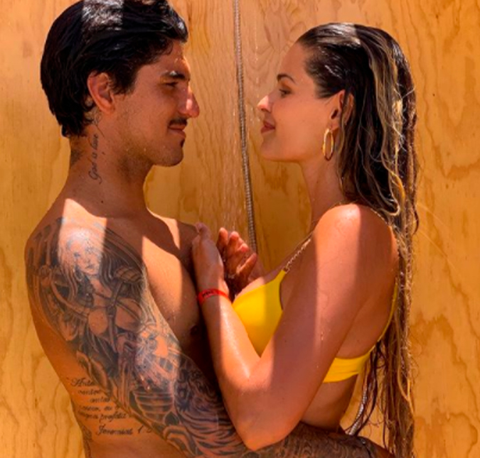 Yasmin Brunet se declara após Gabriel Medina ser eliminado em etapa do Mundial de Surfe: <i>Meu campeão</i>