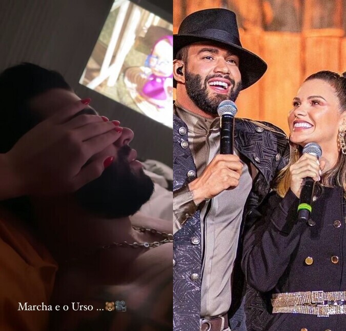 Gusttavo Lima e Andressa Suita aparecem trocando carinhos na cama; saiba mais!