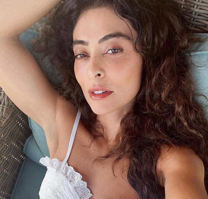 Juliana Paes sobre preparação para viver Maria Maruá no <i>remake</i> da novela <i>Pantanal</i>: <I>- Parei de fazer unha e sobrancelha</I>